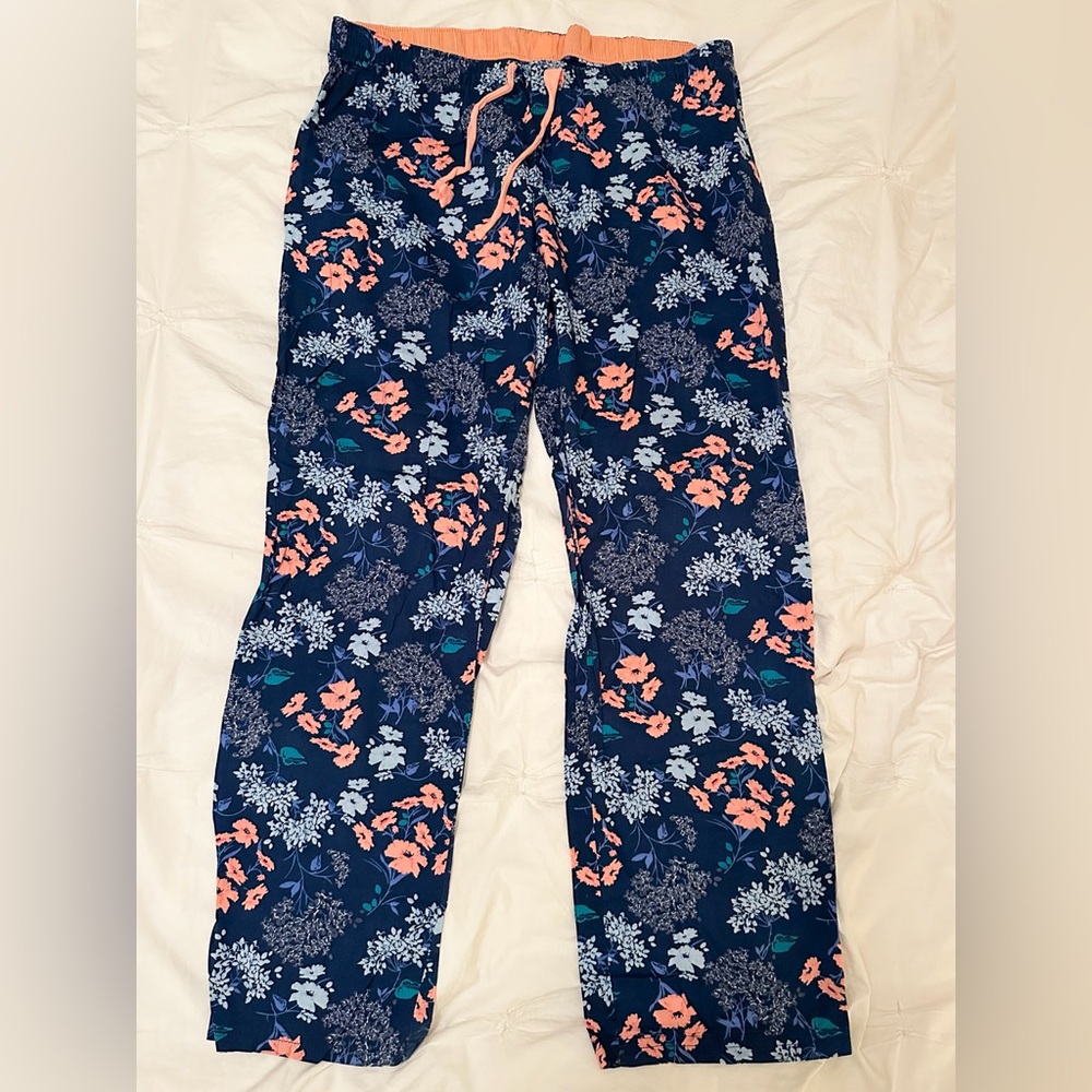 Gap Floral Printed Pajama Bottoms Large